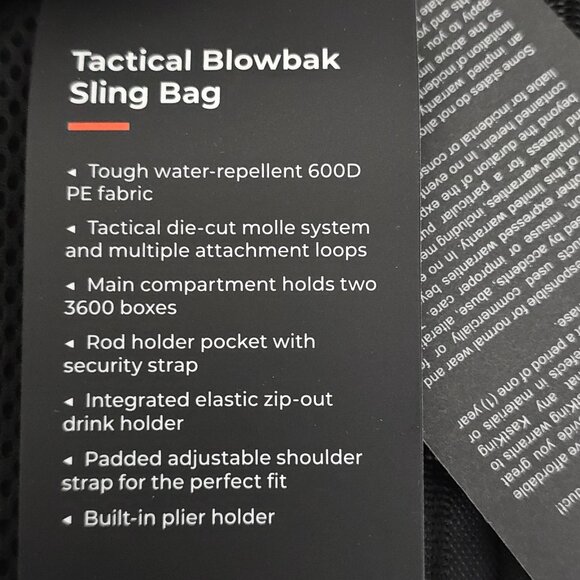 KastKing BlowBak Tactical Fishing Sling Tackle Storage Bag main image 12